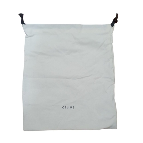 Authentic Celine Drawstring Dust Bag/Pouch CREAM Fabric Size 15x13 - Picture 1 of 6
